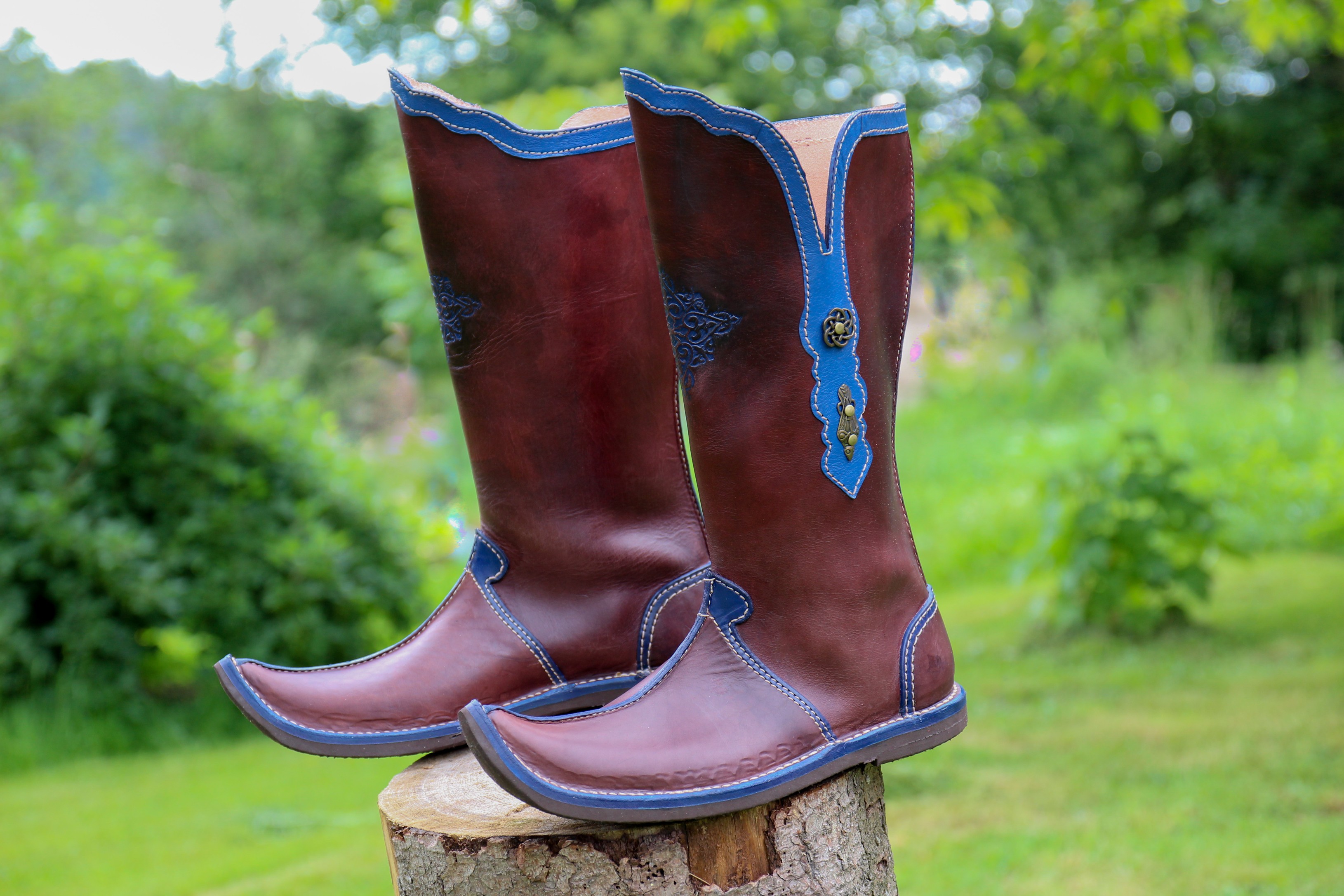 Kozácké středověké boty