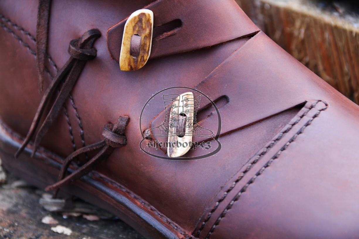 Středověké boty Huscarl se špičkou